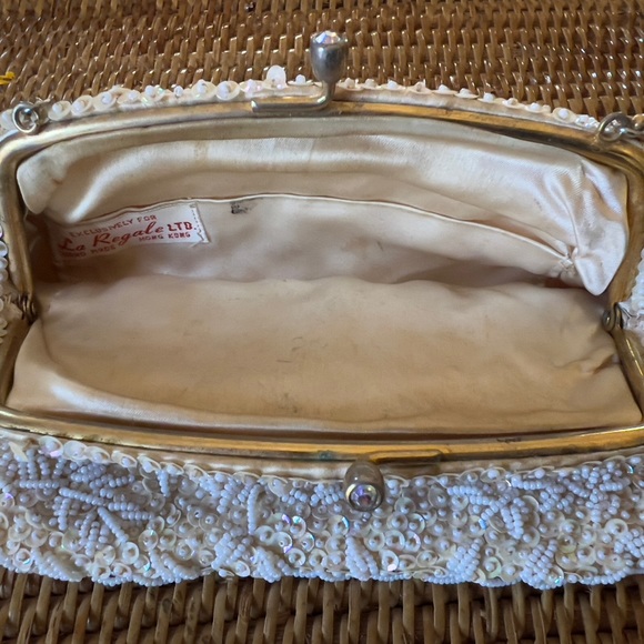 Mid Century Designer Bags. Formal Beaded and Leather Bags. 1950s Evening Clutch - Picture 4 of 9